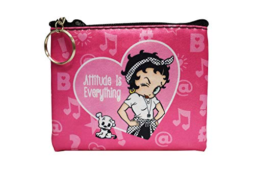 Betty Boop Key Chain Coin Purse - Attitude Is Everything