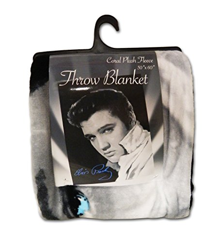 Elvis Throw Blanket "Black & White" Photo