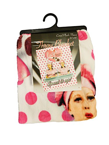 Midsouth Products I Love Lucy Throw Blanket - Chocolate Factory