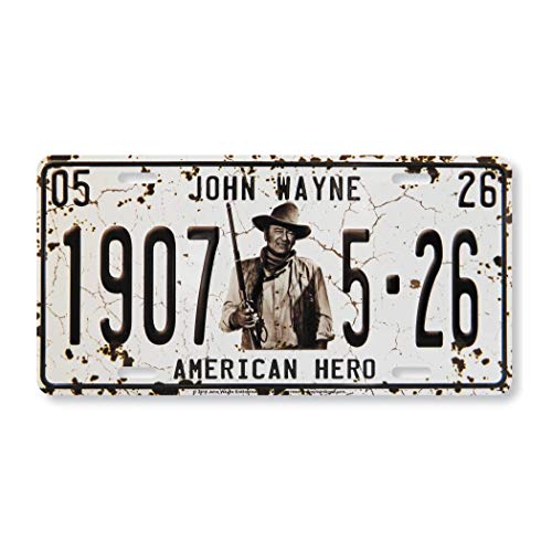 John Wayne License Plate 1907