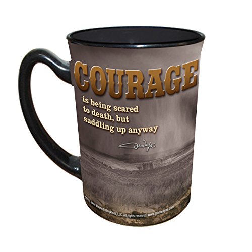 John Wayne Mug - 16 oz - Courage Storm