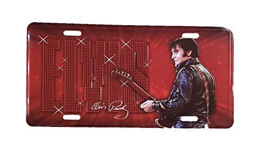 msp Elvis License Plate '68