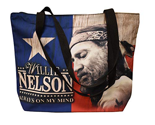 Willie Nelson Large Tote Bag - Always on My Mind