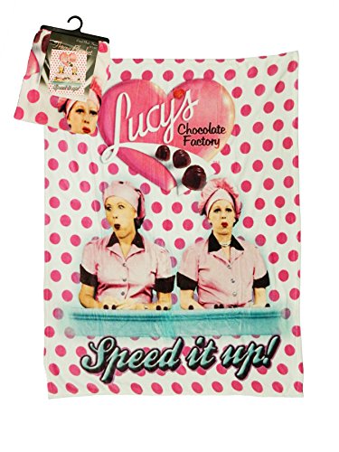 Midsouth Products I Love Lucy Throw Blanket - Chocolate Factory