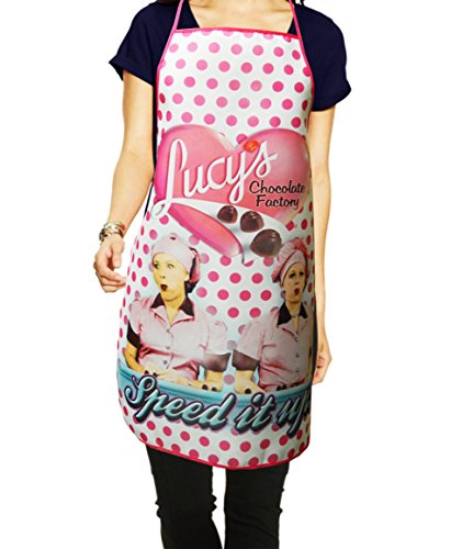 Midsouth Products I Love Lucy Chocolate Factory Polyester Kitchen Apron