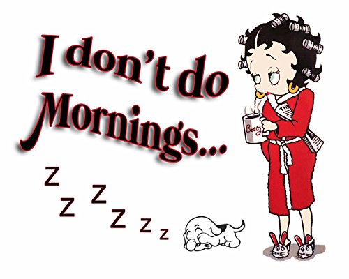 Midsouth Products Betty Boop Mug With Spoon I Don't Do Mornings