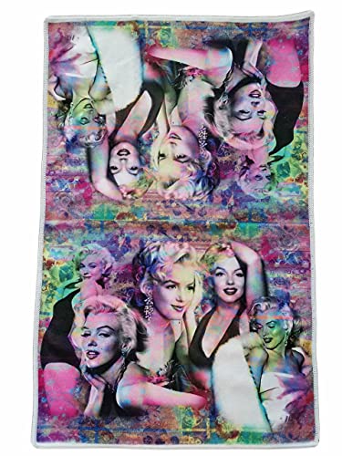 Midsouth Products, Norma Jeane as Marilyn Kitchen Towel with Colorful Collage