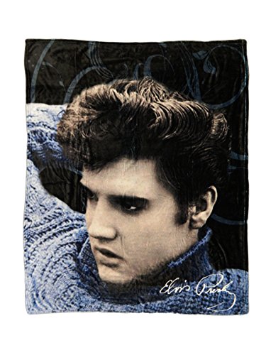 Midsouth Products Elvis Throw Blanket - Blue Sweater