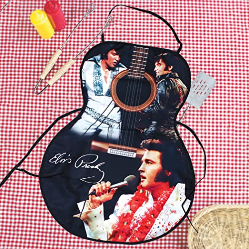 Midsouth Products Elvis Presley Apron in Shape of Guitar